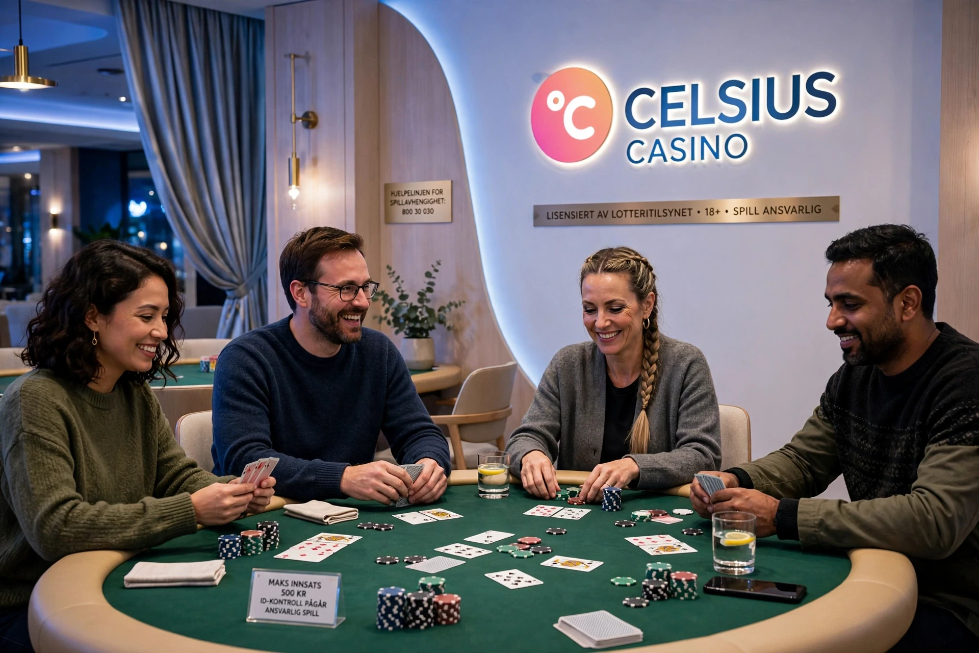 Pokeregler CELSIUS CASINO
