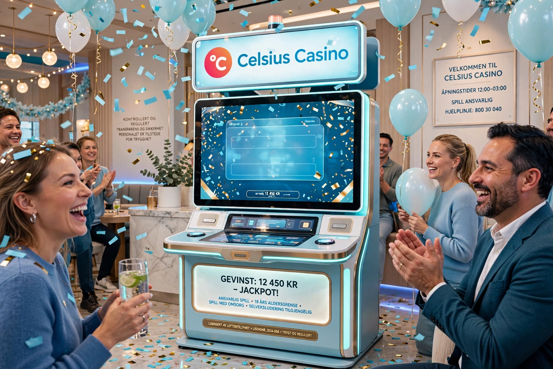 Faste jackpotter på CELSIUS CASINO