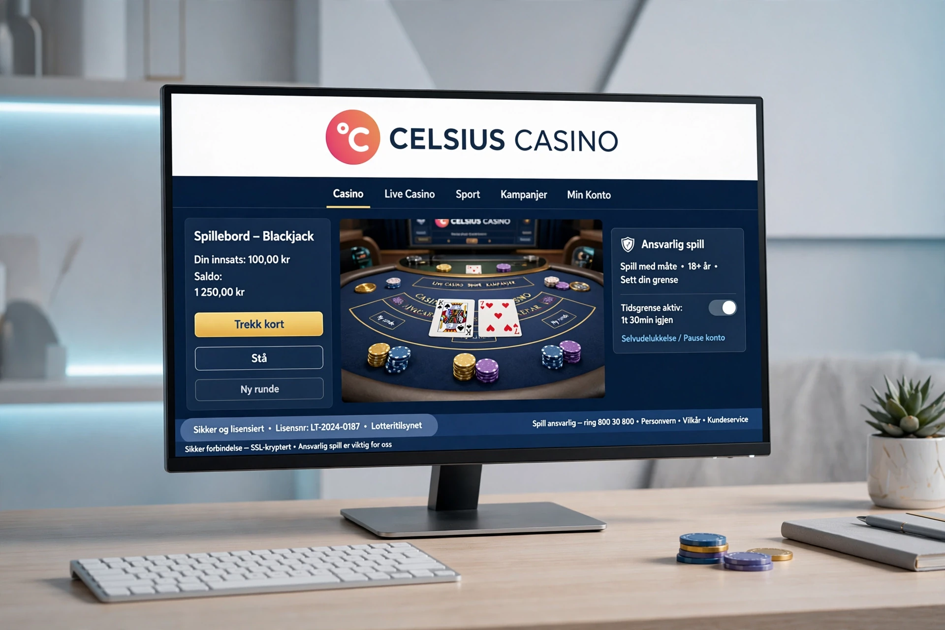 baccarat-spill på nett Celsius Casino