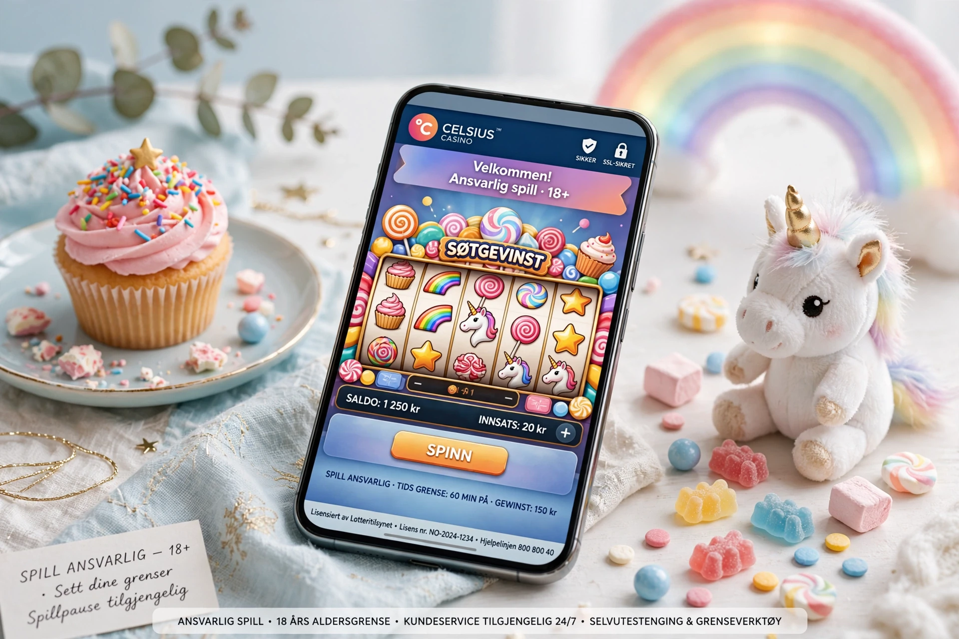 spilleautomater på iPhone CELSIUS CASINO