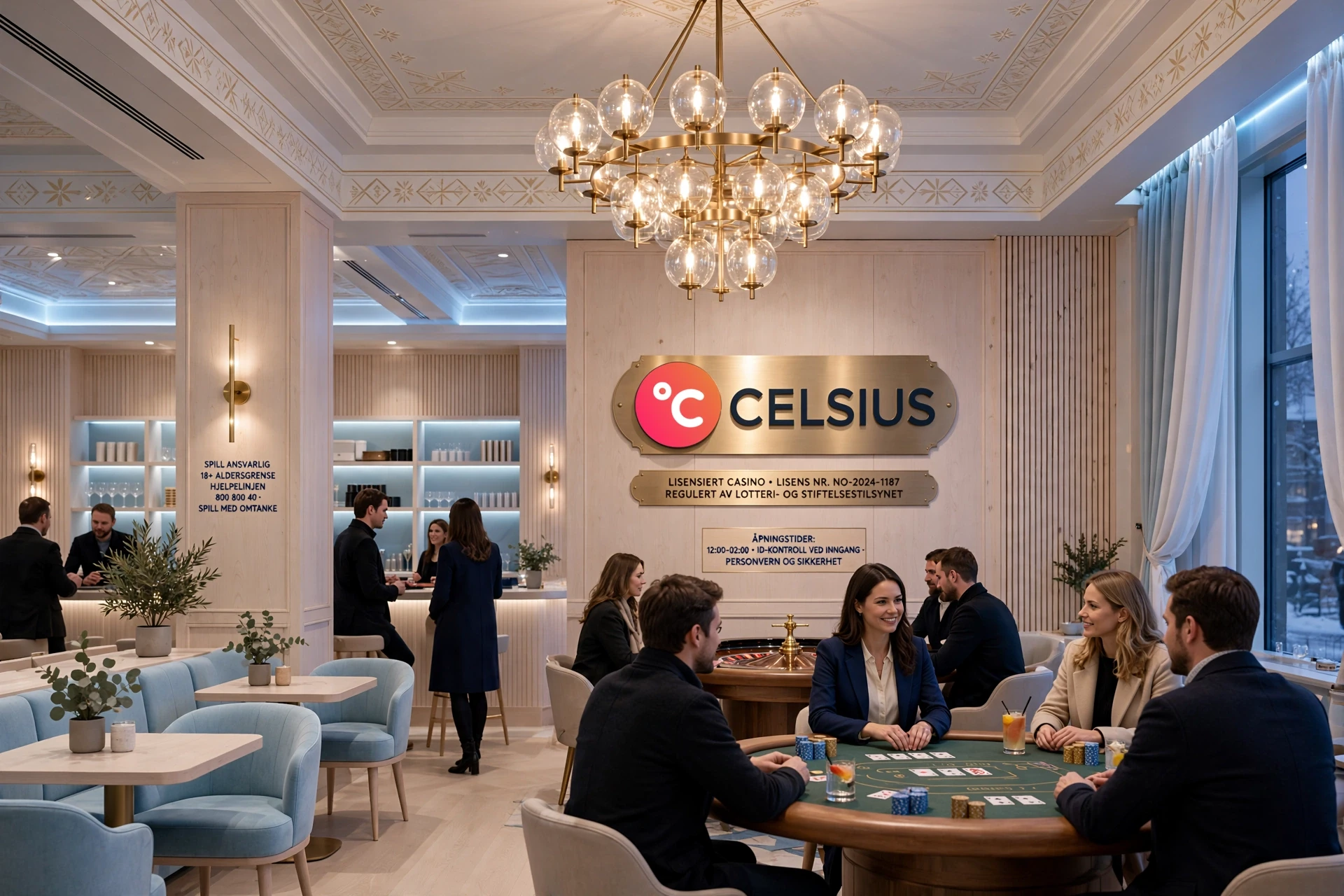 Casinoet og det norske flagget CELSIUS CASINO